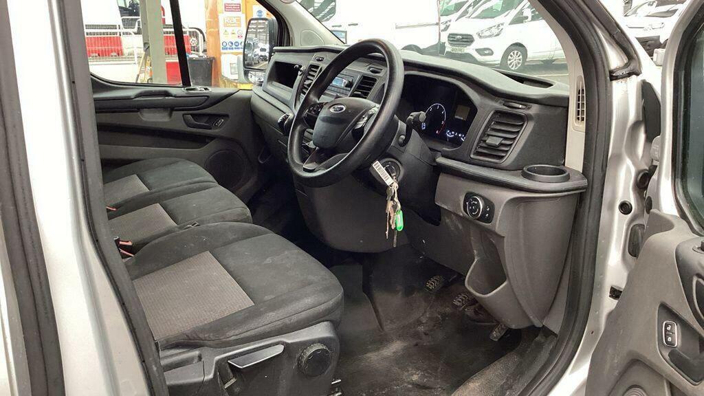 Ford Transit Custom 2.0 300 Ecoblue L2 H2 Euro 6 YO68HRM Silver #2