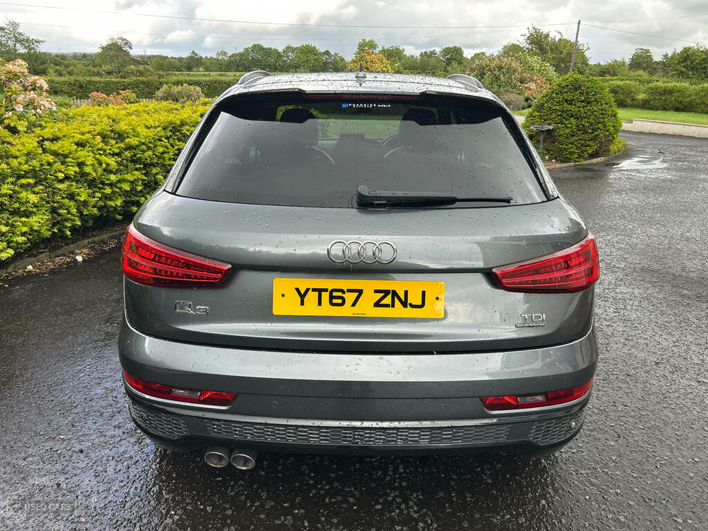 Audi Q3 2.0 Tdi Quattro Black Edition YT67ZNJ Grey #4