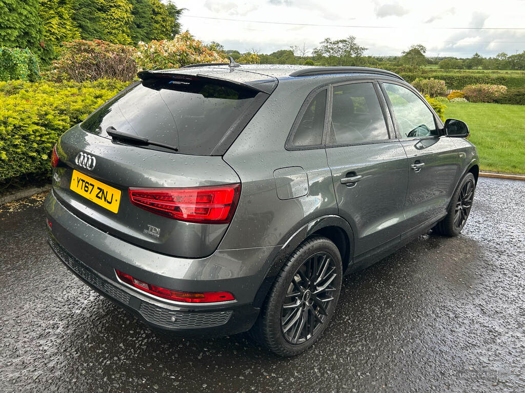 Audi Q3 2.0 Tdi Quattro Black Edition YT67ZNJ Grey #5