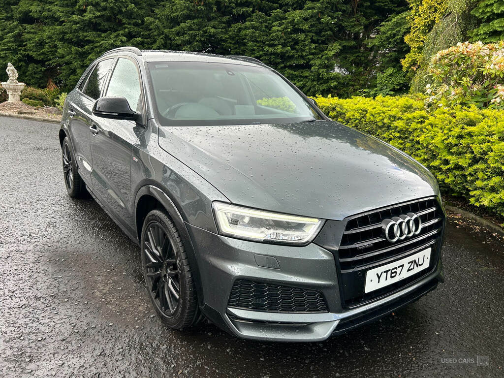 Audi Q3 2.0 Tdi Quattro Black Edition YT67ZNJ Grey #2