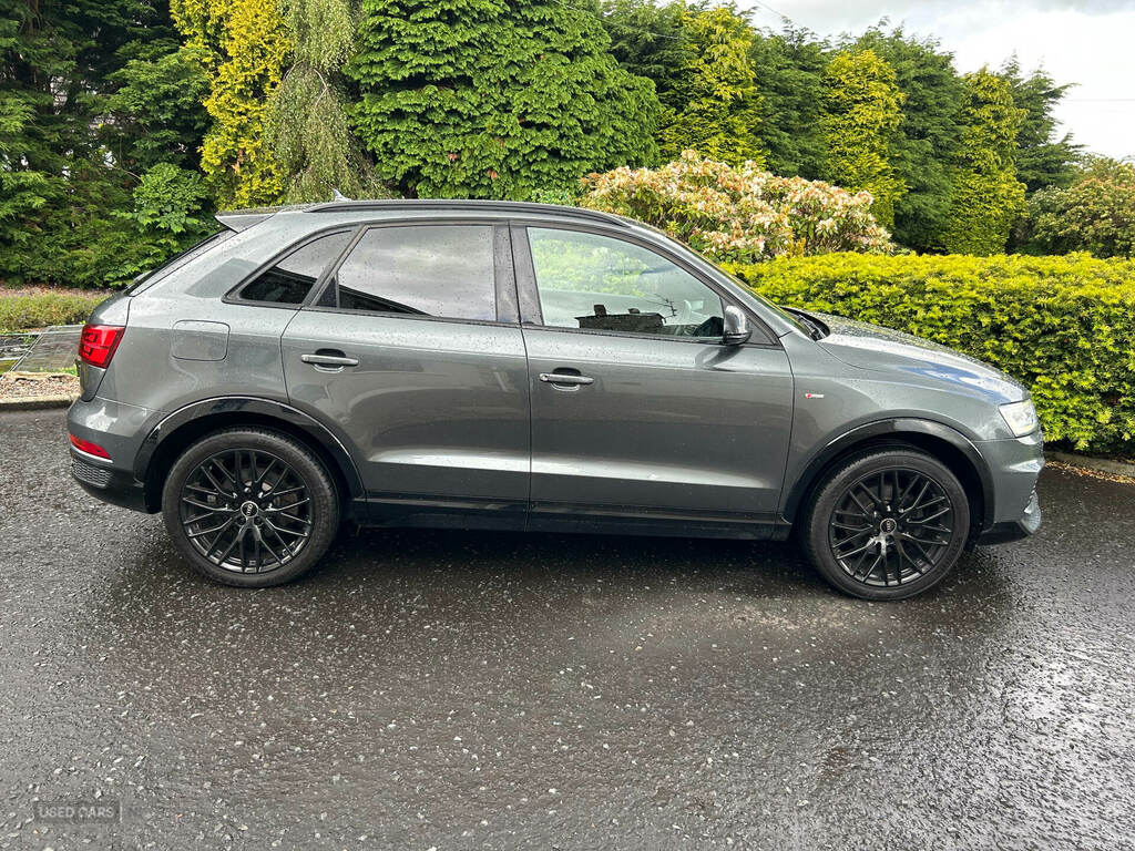 Audi Q3 2.0 Tdi Quattro Black Edition YT67ZNJ Grey #3