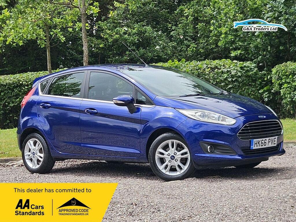 Ford Fiesta 1.0T Ecoboost Zetec Euro 6 Ss Blue
