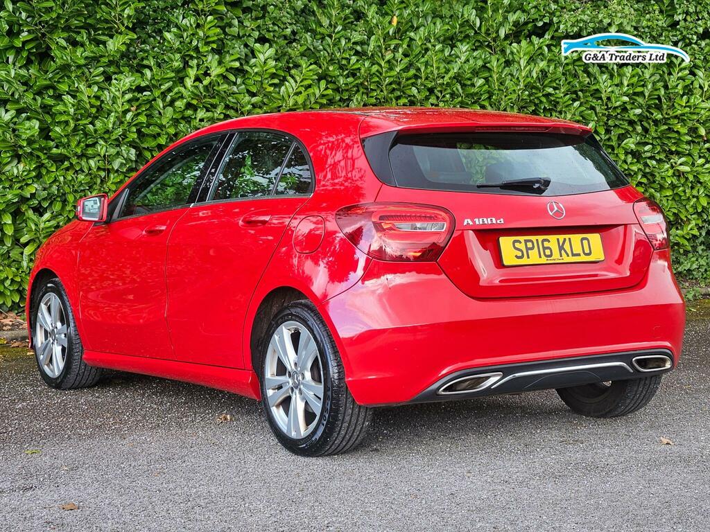 Mercedes-Benz A Class 1.5 A180d Sport 7G-dct Euro 6 Ss Red #5