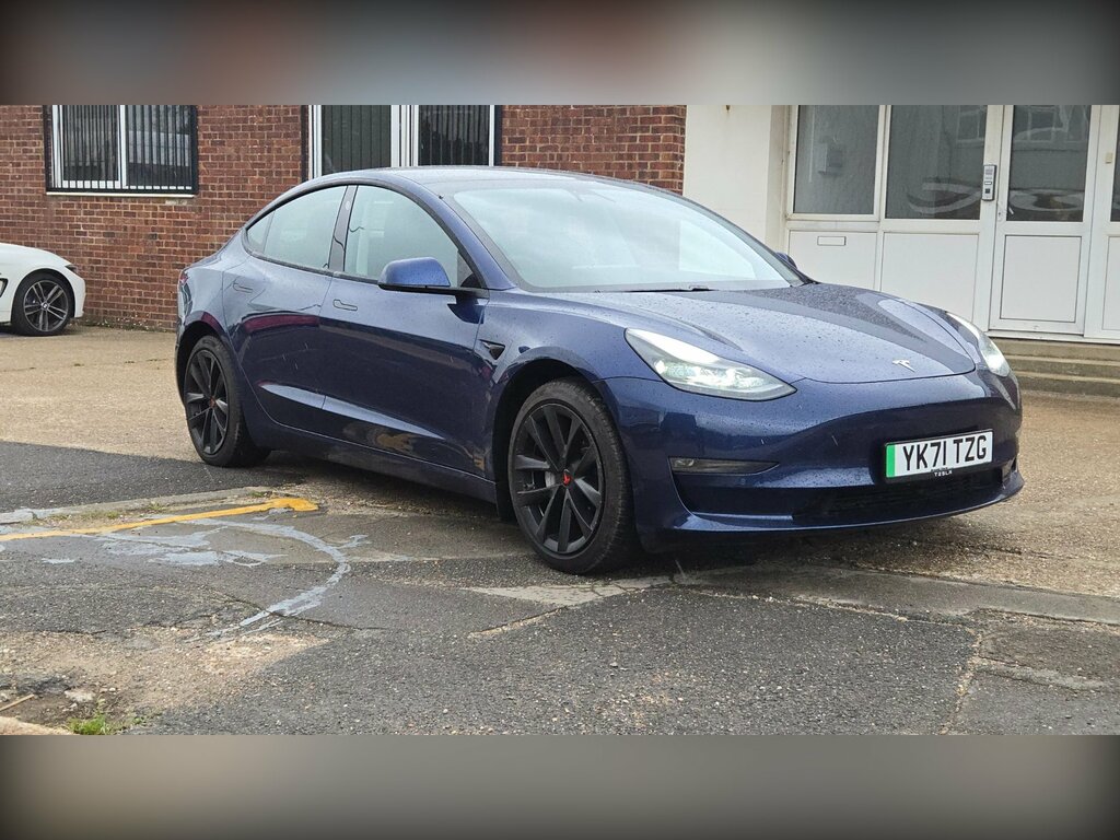 Tesla Model 3 Dual Motor Long Range 4Wde 346 Ps Blue