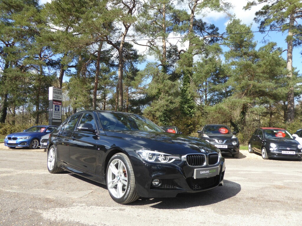 BMW 3 Series Saloon 2.0 318D M Sport Saloon 201767 Black #4