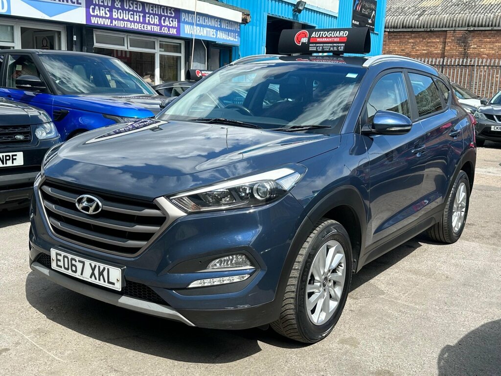 Hyundai Tucson 1.7 Crdi Blue Drive Se Nav Euro 6 Ss EO67XKL Blue #3