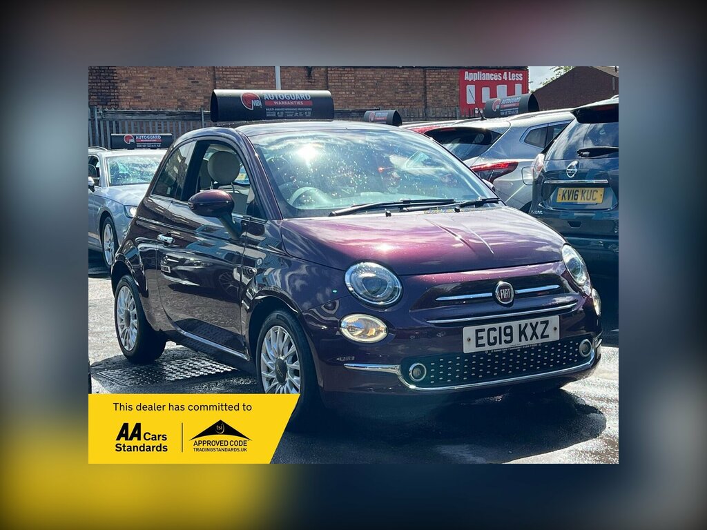 Fiat 500 1.2 Lounge Euro 6 Ss Red