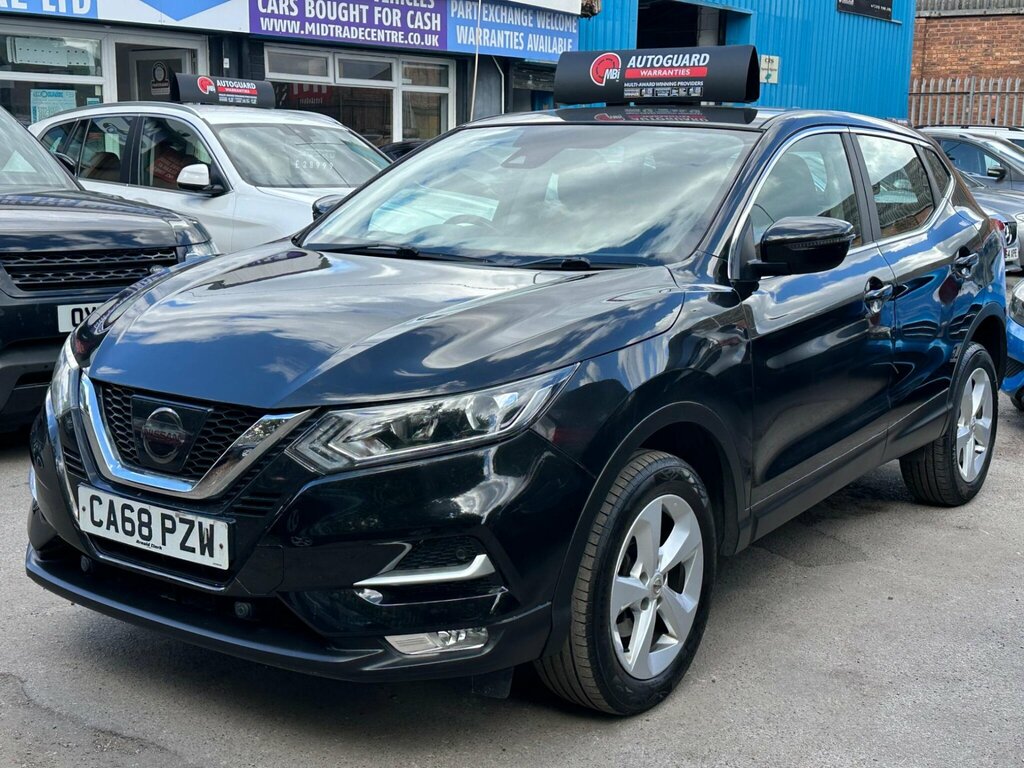 Nissan Qashqai 1.5 Dci Acenta Premium Euro 6 Ss CA68PZW Black #3
