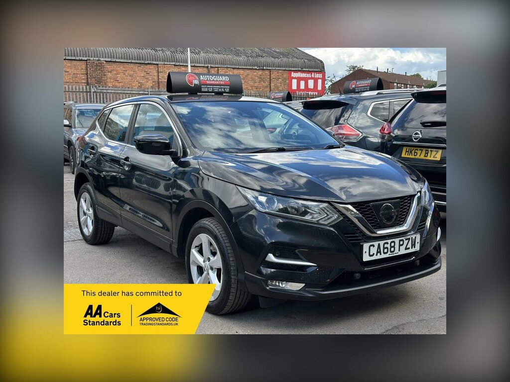 Nissan Qashqai 1.5 Dci Acenta Premium Euro 6 Ss CA68PZW Black