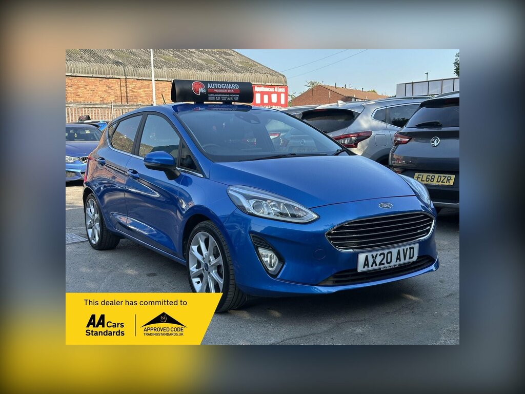 Ford Fiesta 1.0T Ecoboost Titanium X Euro 6 Ss Blue