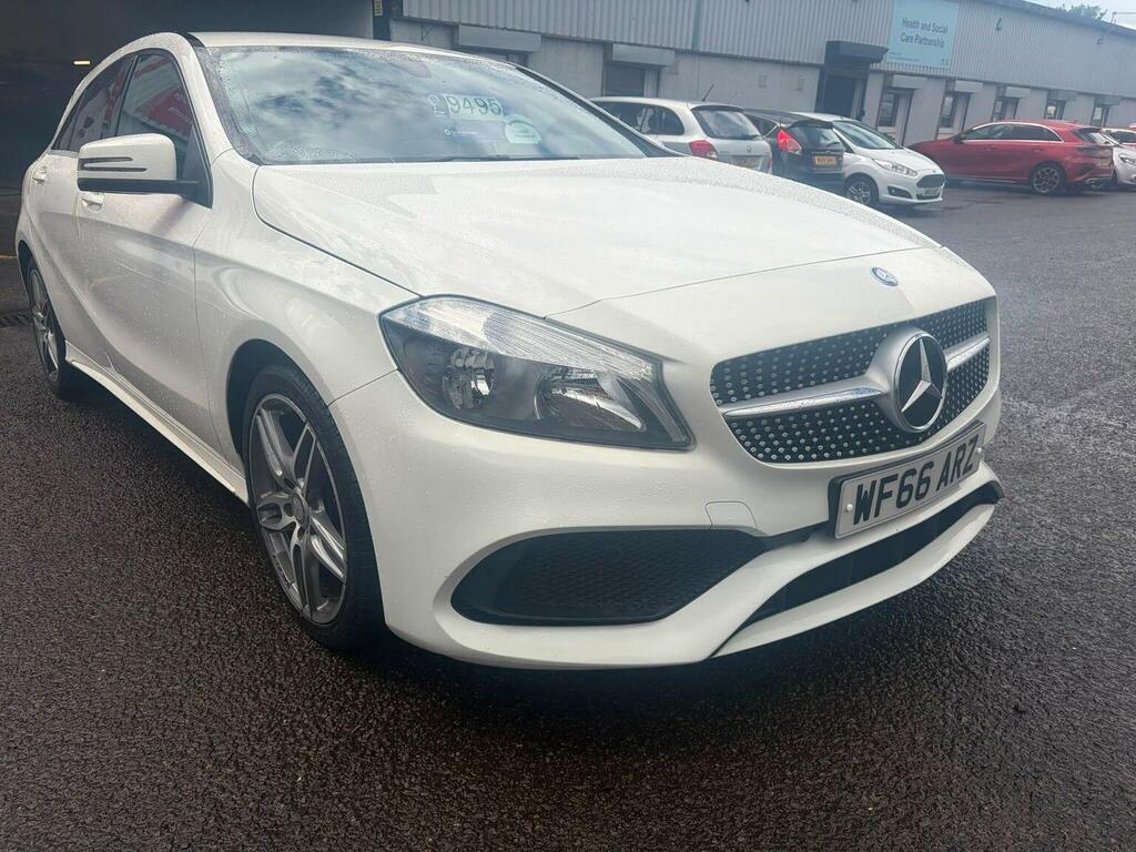 Mercedes-Benz A Class Hatchback 1.5 A180d Amg Line Euro 6 Ss 201 WF66ARZ White