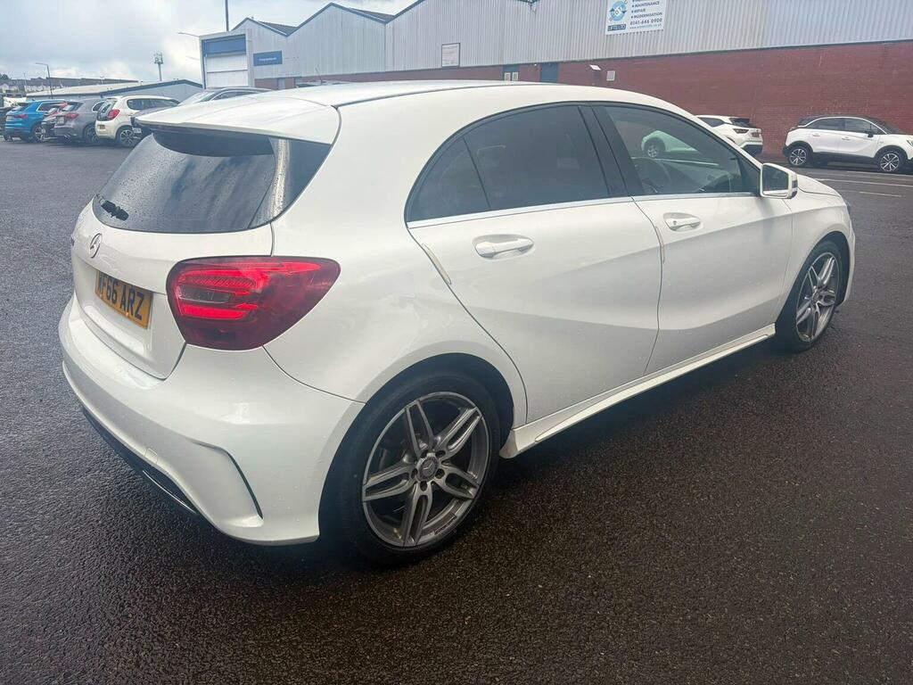 Mercedes-Benz A Class Hatchback 1.5 A180d Amg Line Euro 6 Ss 201 WF66ARZ White #4