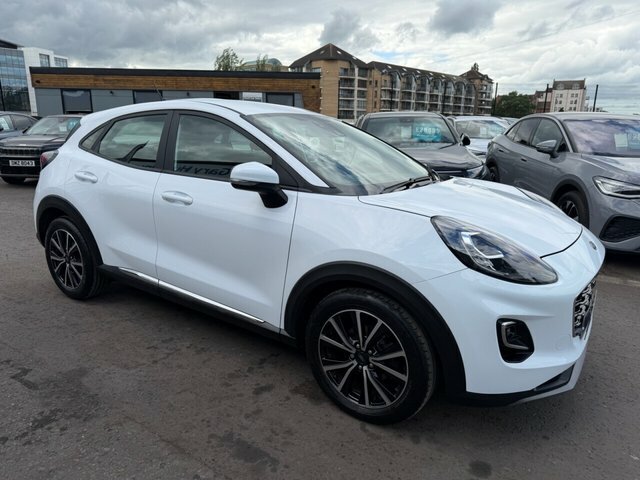 Ford Puma 1.0T Ecoboost Mhev Titanium Suv Hybrid White #2