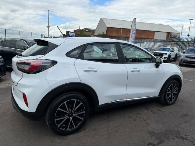 Ford Puma 1.0T Ecoboost Mhev Titanium Suv Hybrid White #3