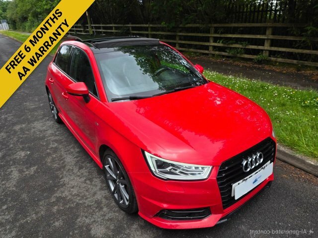 Audi A1 Tfsi Black Edition Sportback Red