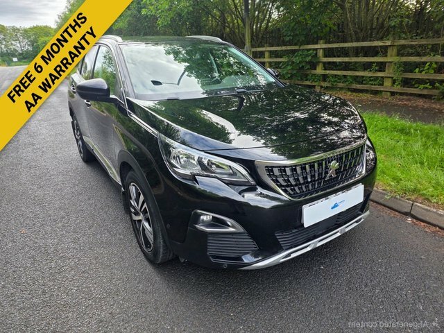 Peugeot 3008 Bluehdi Allure Suv Black