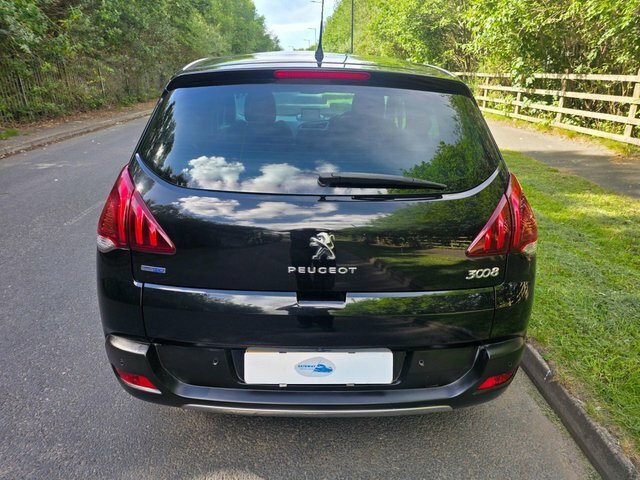 Peugeot 3008 Bluehdi Allure Suv WU66BVL Black #5