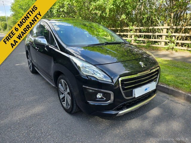 Peugeot 3008 Bluehdi Allure Suv Black
