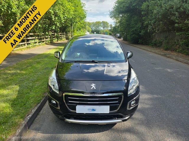 Peugeot 3008 Bluehdi Allure Suv WU66BVL Black #3