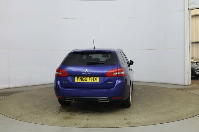 Peugeot 308 SW Bluehdi Gt Line Estate Blue #3