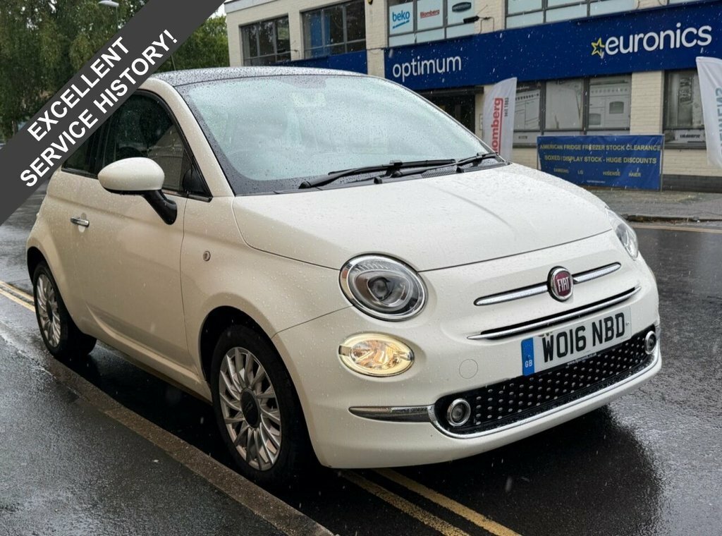 Fiat 500 1.2L Lounge WO16NBD White #3