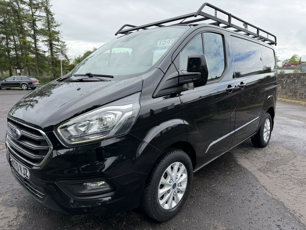 Ford Transit Custom Panel Van 2.0 280 Ecoblue Limited 202070 HW70VJZ Black #4
