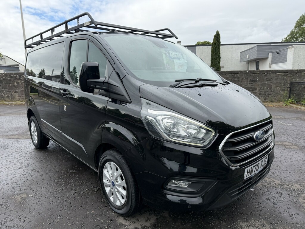 Ford Transit Custom Panel Van 2.0 280 Ecoblue Limited 202070 HW70VJZ Black #2