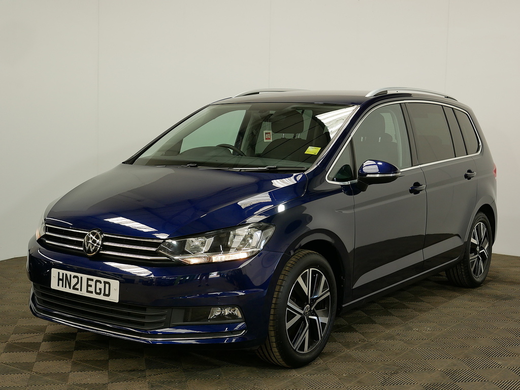 Volkswagen Touran Tsi Evo Sel HN21EGD Blue #4