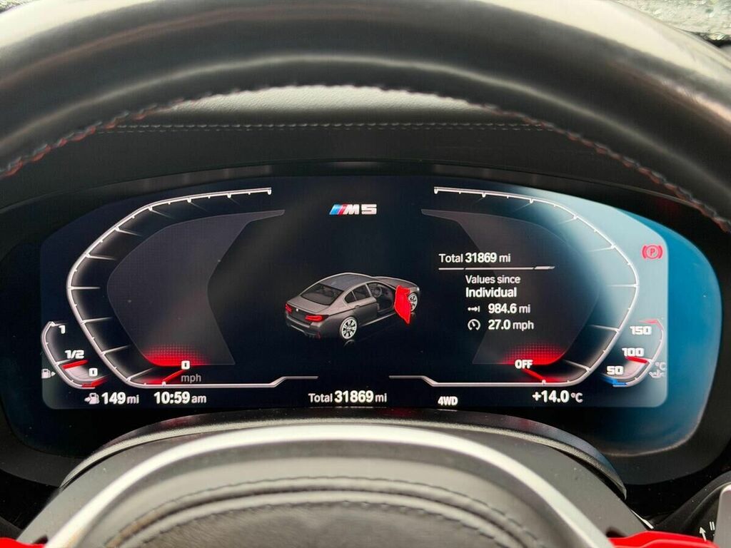 BMW M5 Competition Saloon Red #29