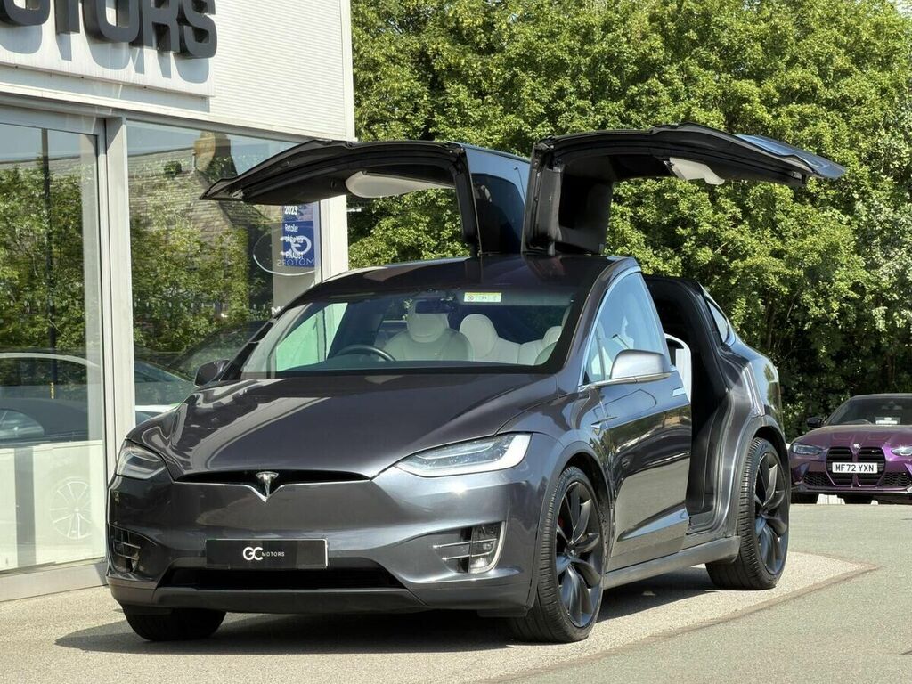 Tesla Model X Dual Motor Performance Suv 4Wd Grey #2