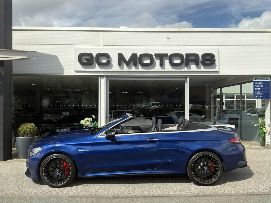 Mercedes-Benz C Class 4.0 C63 V8 Biturbo Amg S Night Edition Premium Pl Blue #4