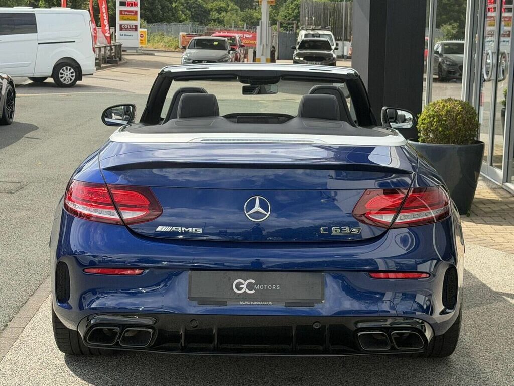 Mercedes-Benz C Class 4.0 C63 V8 Biturbo Amg S Night Edition Premium Pl Blue #6