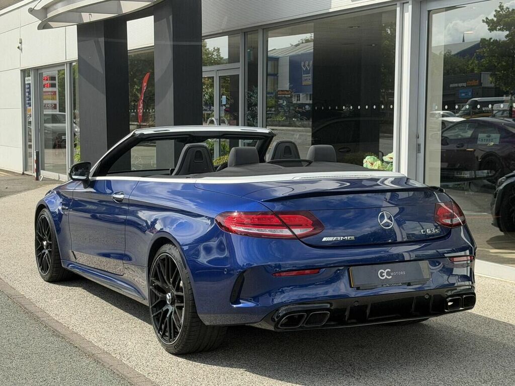 Mercedes-Benz C Class 4.0 C63 V8 Biturbo Amg S Night Edition Premium Pl Blue #5