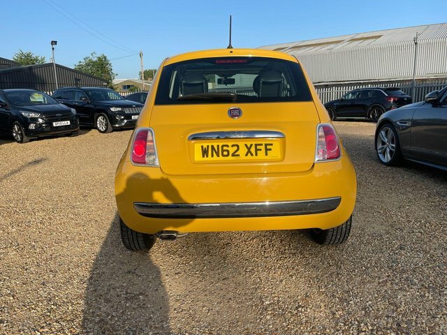 Fiat 500 1.2 Lounge Euro 4 Yellow #5