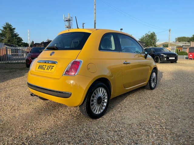 Fiat 500 1.2 Lounge Euro 4 Yellow #6