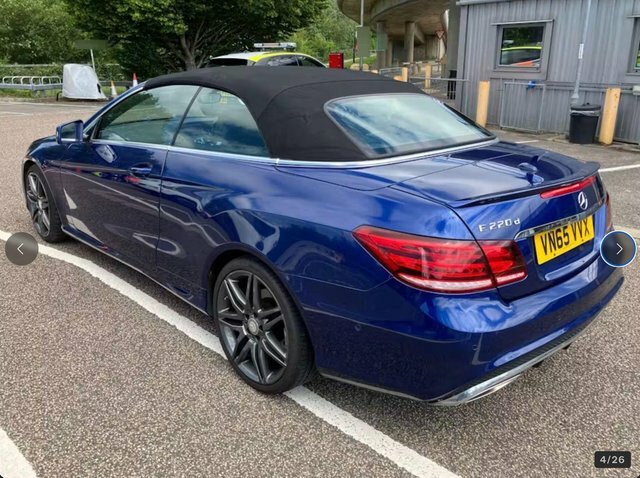 Mercedes-Benz E Class 2.1 E220d Amg Line Edition Cabriolet G-tronic Eur Blue #6