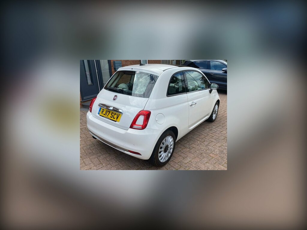 Fiat 500 1.2 Lounge Hatchback Euro 6 Ss White