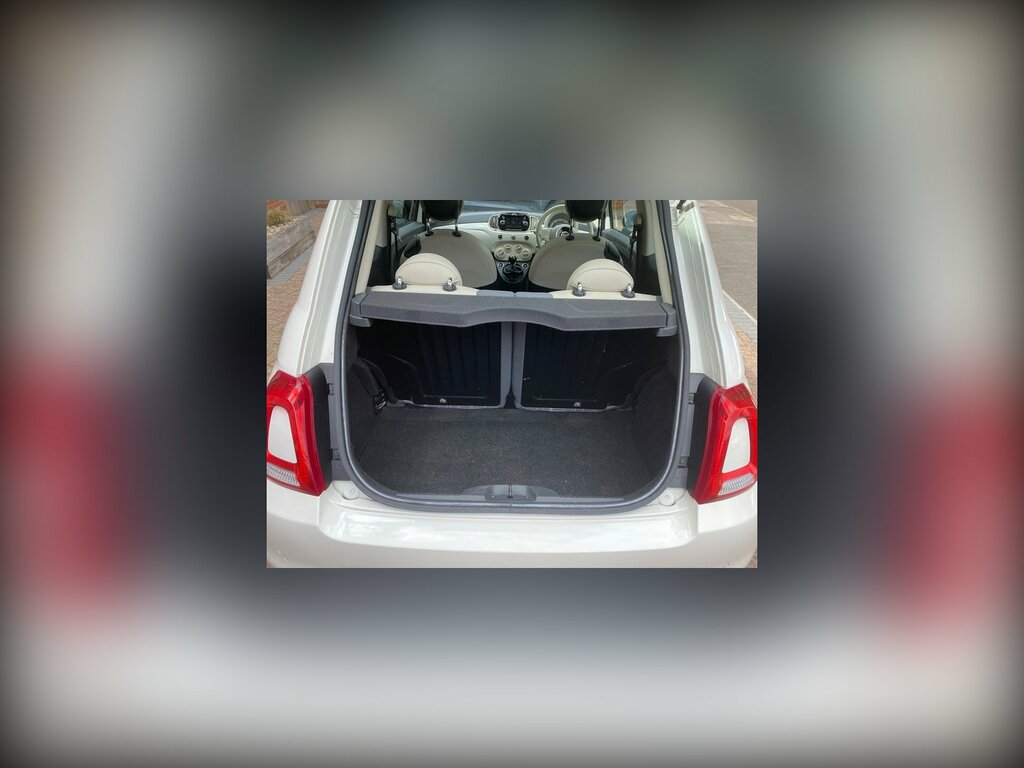 Fiat 500 1.2 Lounge Hatchback Euro 6 Ss RJ17SCV White #3
