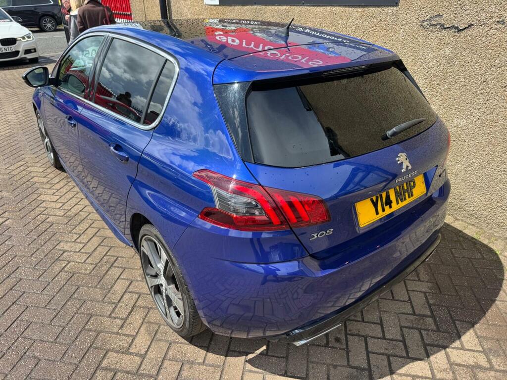 Peugeot 308 Hatchback 1.5 Bluehdi Gt Line Euro 6 Ss 20 Y14NHP Blue #4
