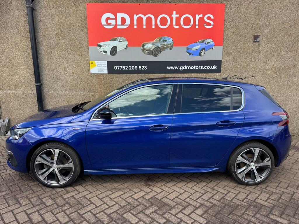 Peugeot 308 Hatchback 1.5 Bluehdi Gt Line Euro 6 Ss 20 Y14NHP Blue #5
