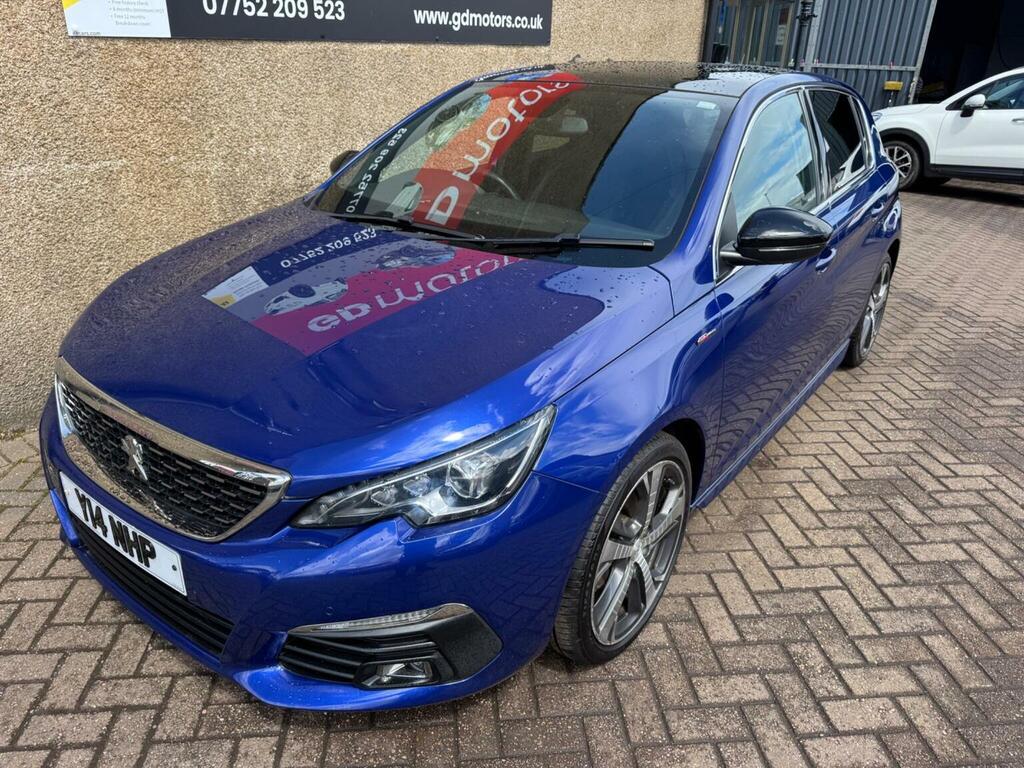 Peugeot 308 Hatchback 1.5 Bluehdi Gt Line Euro 6 Ss 20 Y14NHP Blue #2