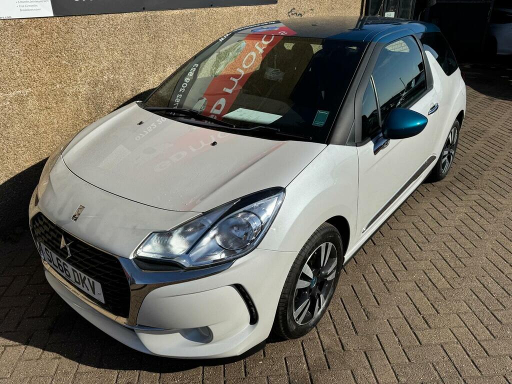DS DS 3 Hatchback 1.6 Bluehdi Chic Euro 6 Ss 2016 White #3