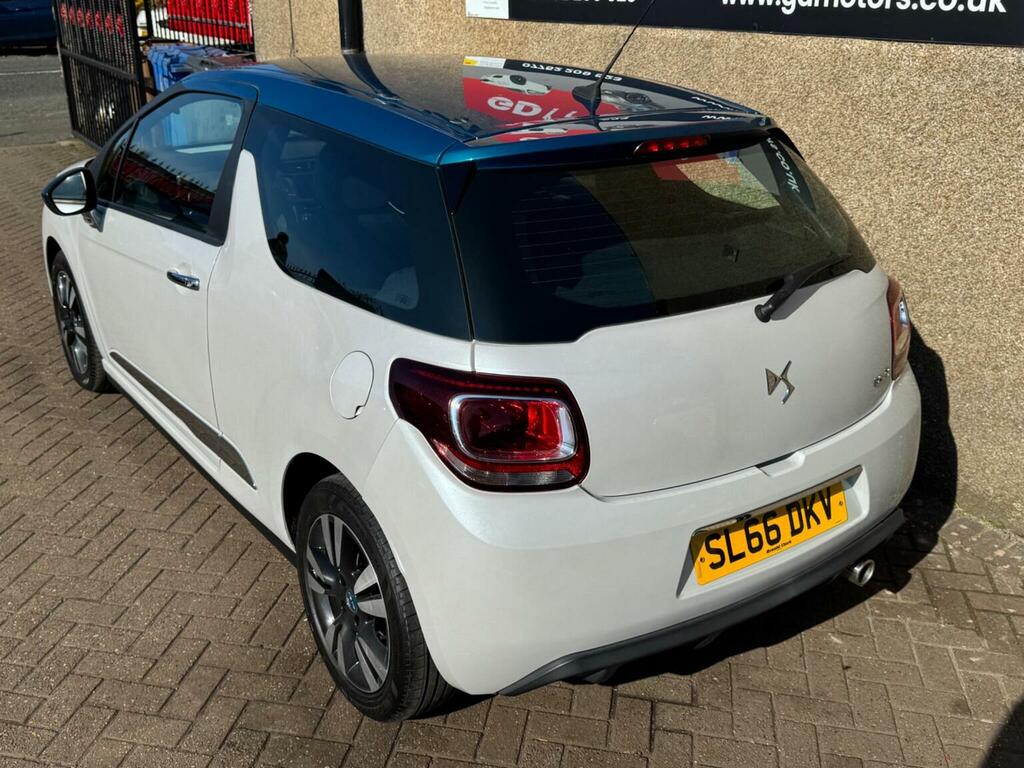 DS DS 3 Hatchback 1.6 Bluehdi Chic Euro 6 Ss 2016 White #4