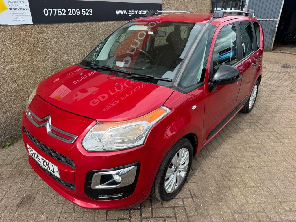 Citroen C3 Picasso Mpv 1.6 Bluehdi Edition Euro 6 201616 Red