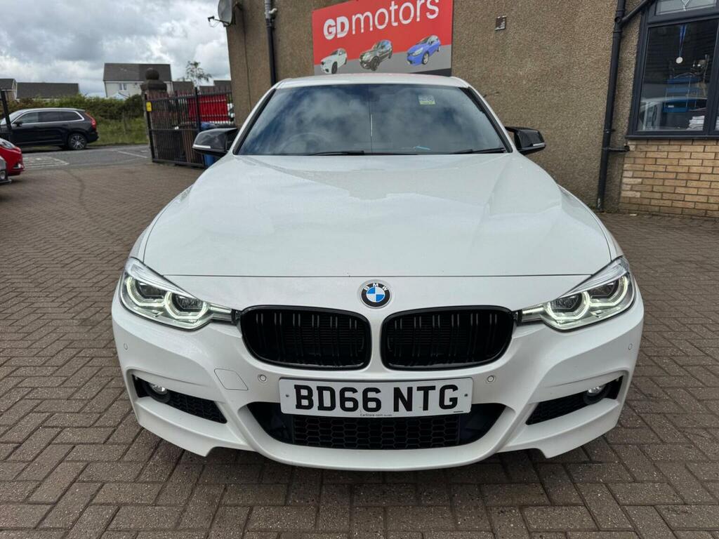BMW 3 Series Saloon 2.0 320D M Sport Euro 6 Ss 201666 BD66NTG White #3