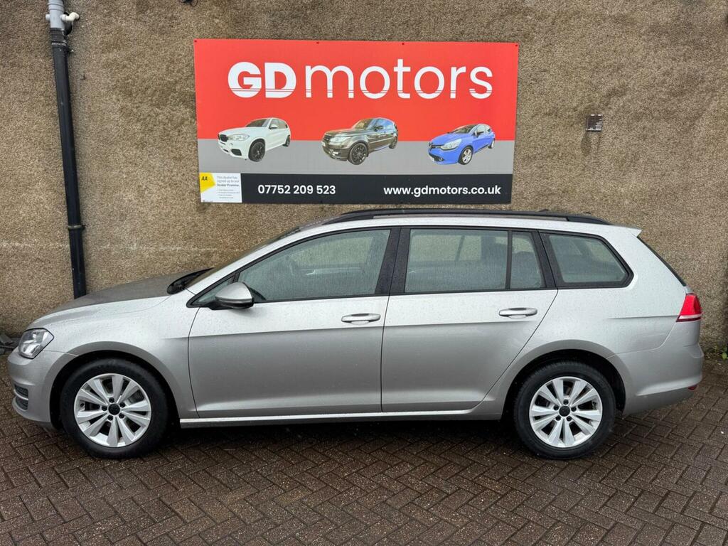 Volkswagen Golf Estate 1.6 Tdi Bluemotion Tech Se Euro 5 Ss Silver #4