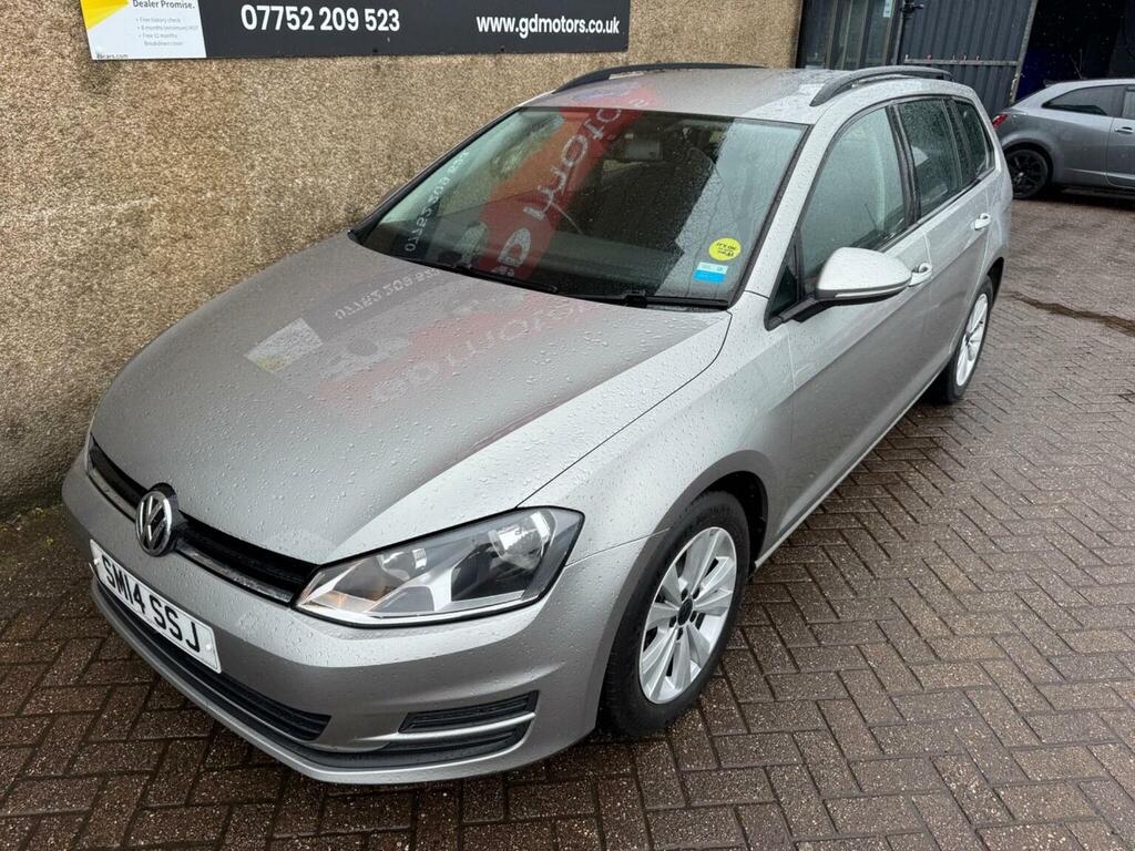 Volkswagen Golf Estate 1.6 Tdi Bluemotion Tech Se Euro 5 Ss Silver #2