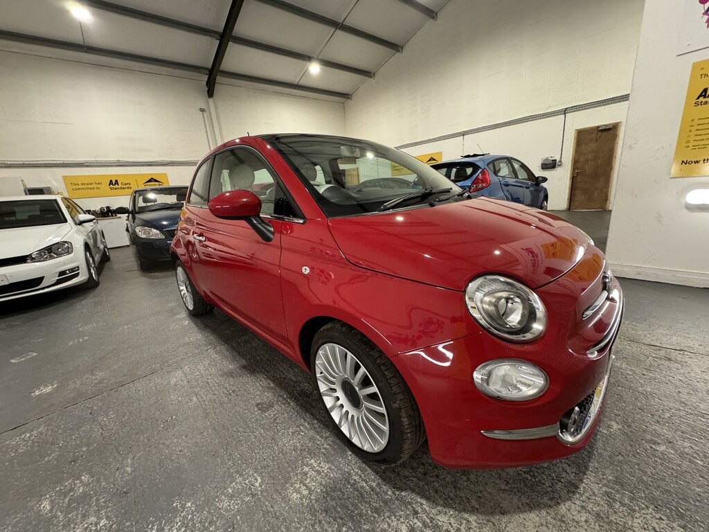 Fiat 500 Hatchback 1.2 1.2 69Hp Lounge 201919 PJ19HFD Red #3
