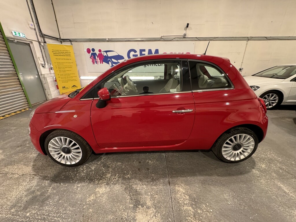 Fiat 500 Hatchback 1.2 1.2 69Hp Lounge 201919 PJ19HFD Red #5