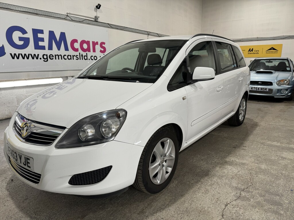 Vauxhall Zafira 1.6 16V Exclusiv White #6